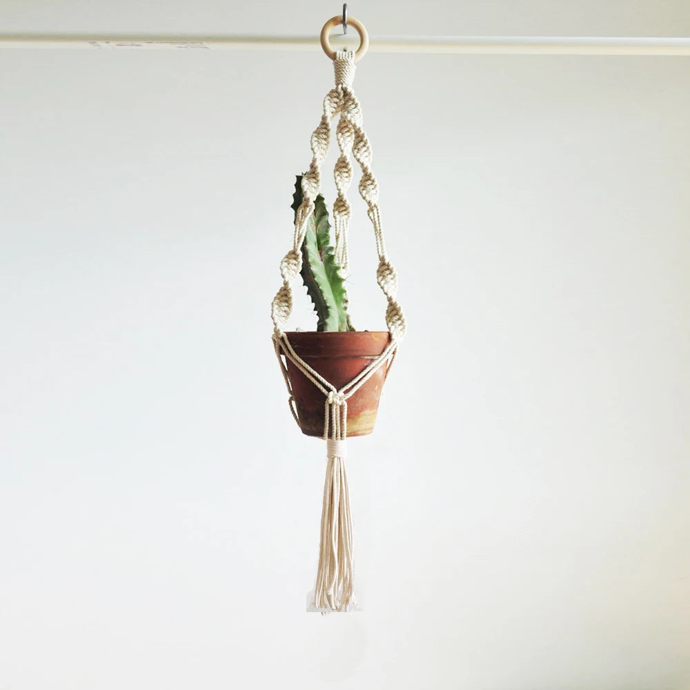 Colgadores de plantas Rame, soporte para macetas - Cuerda de algodón