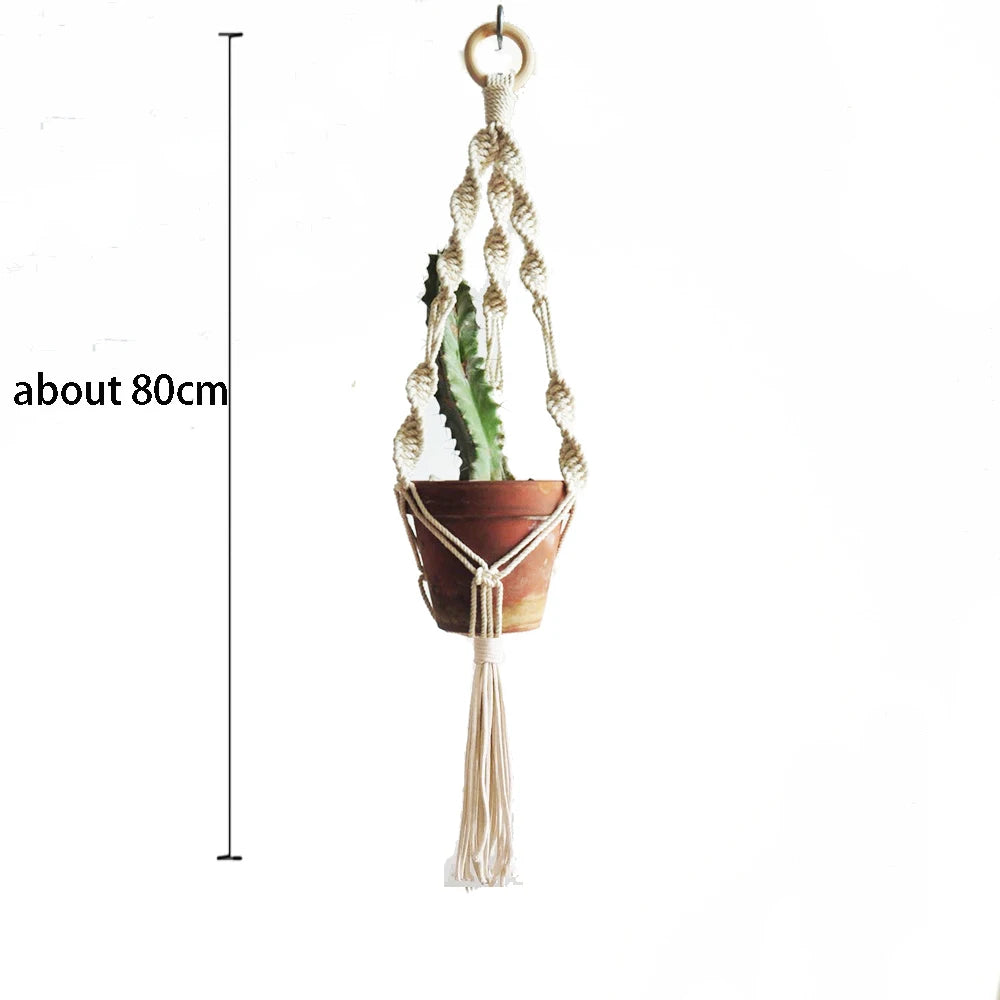 Colgadores de plantas Rame, soporte para macetas - Cuerda de algodón