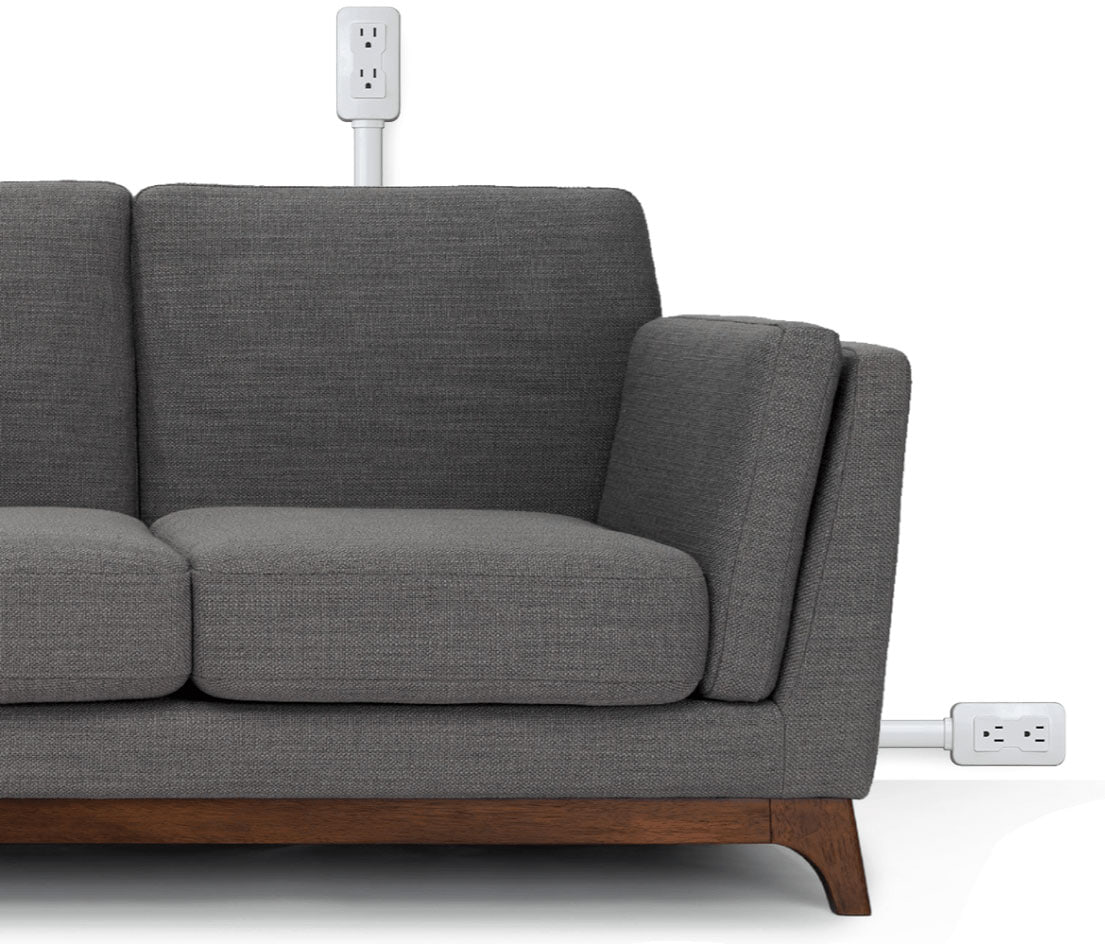 Extensor de enchufe eléctrico EZ Outlet USB-C 180°