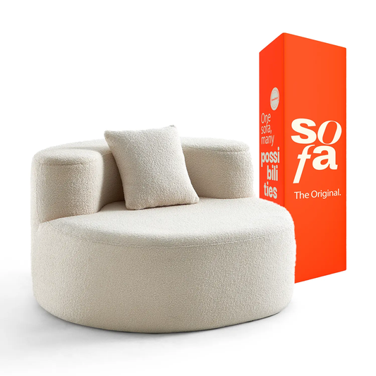 Sillón Dunne Gray 1 unidad Sofá en caja