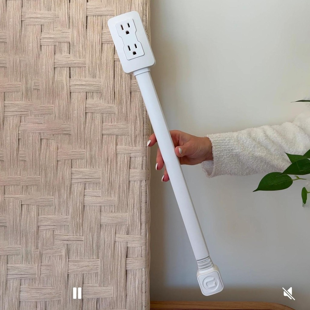 Extensor de enchufe eléctrico EZ Outlet USB-C 180°