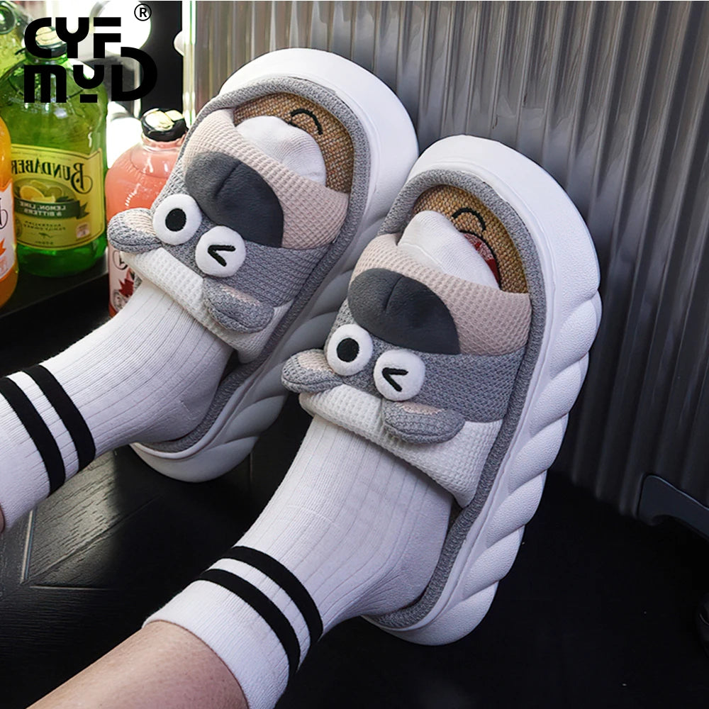 Chinelo de Algodão Bichos ZuoFu