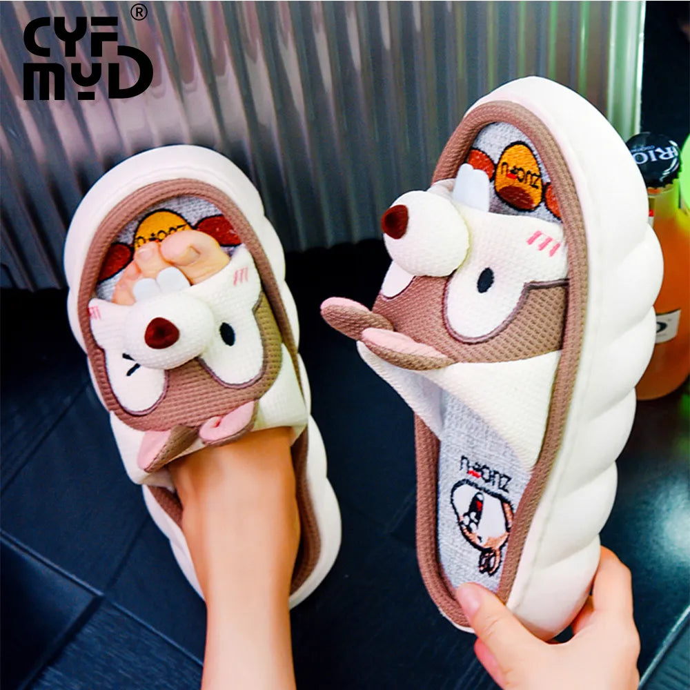 Chinelo de Algodão Bichos ZuoFu