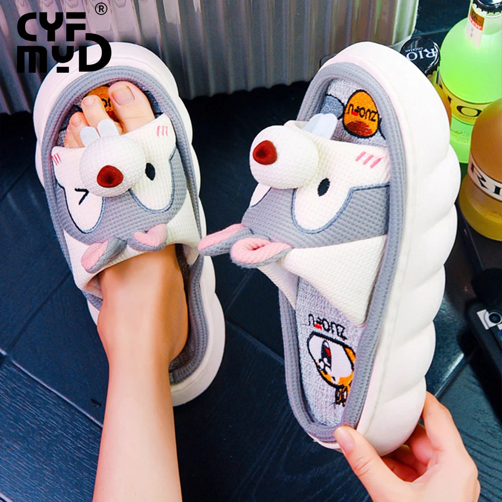 Chinelo de Algodão Bichos ZuoFu