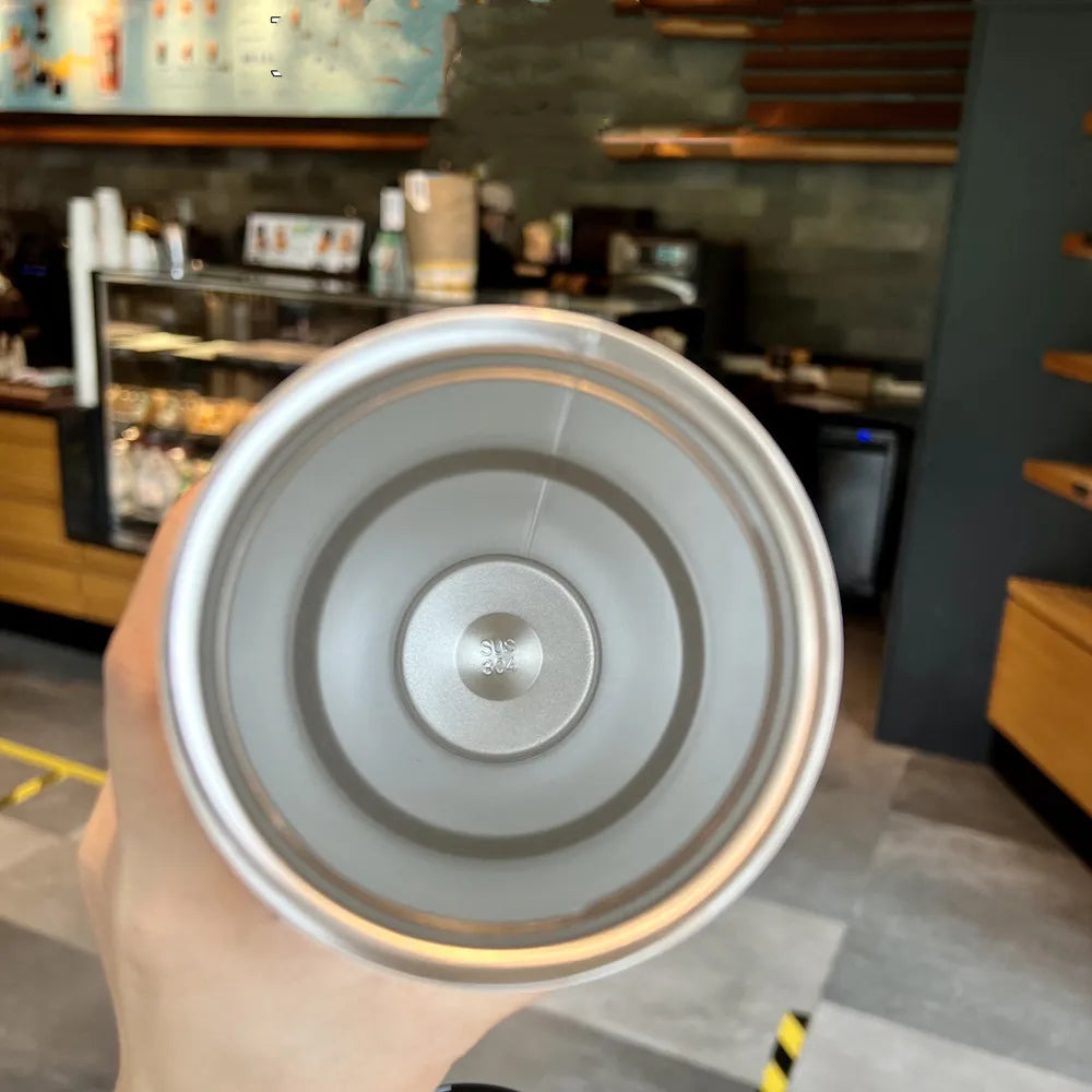 12 Taza/vaso termo de acero inoxidable con aislamiento térmico al vacío