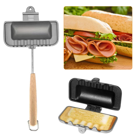 Sandwichera antiadherente de doble cara plegable 2.0