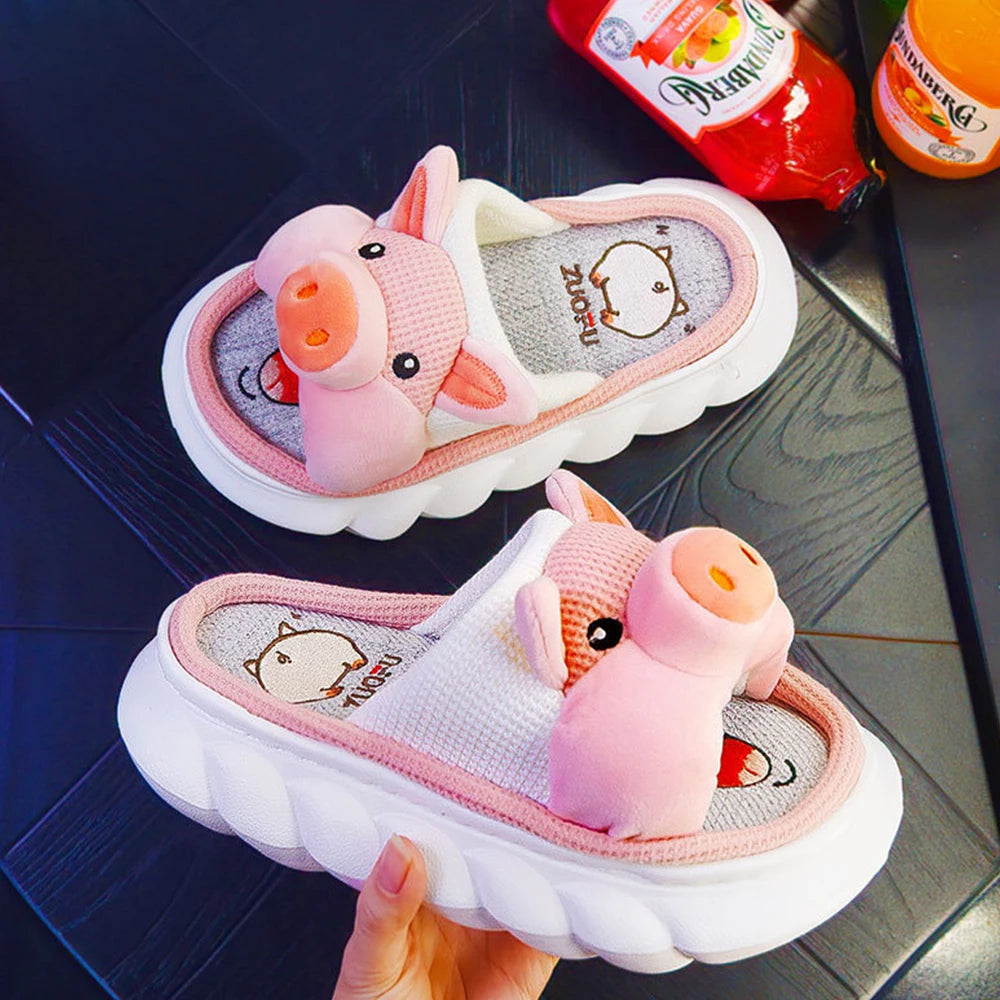 Chinelo de Algodão Bichos ZuoFu