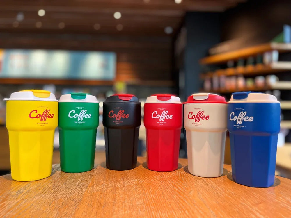 12 Taza/vaso termo de acero inoxidable con aislamiento térmico al vacío