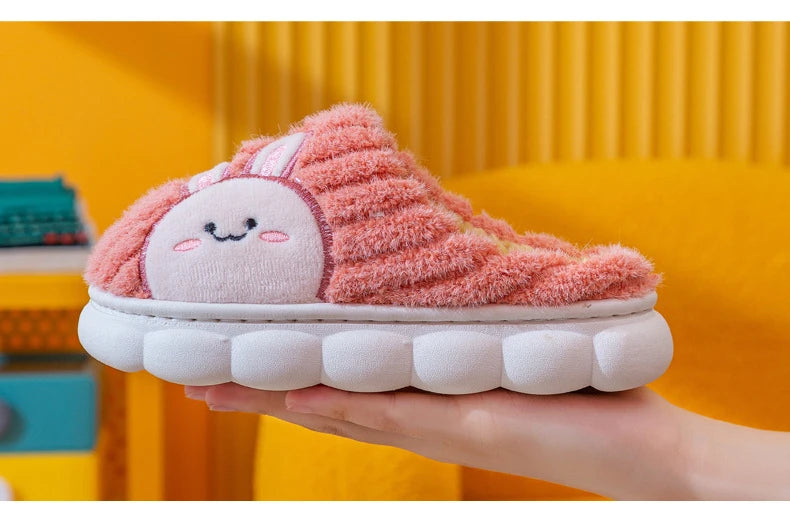 Lindas zapatillas de algodón para niños de invierno