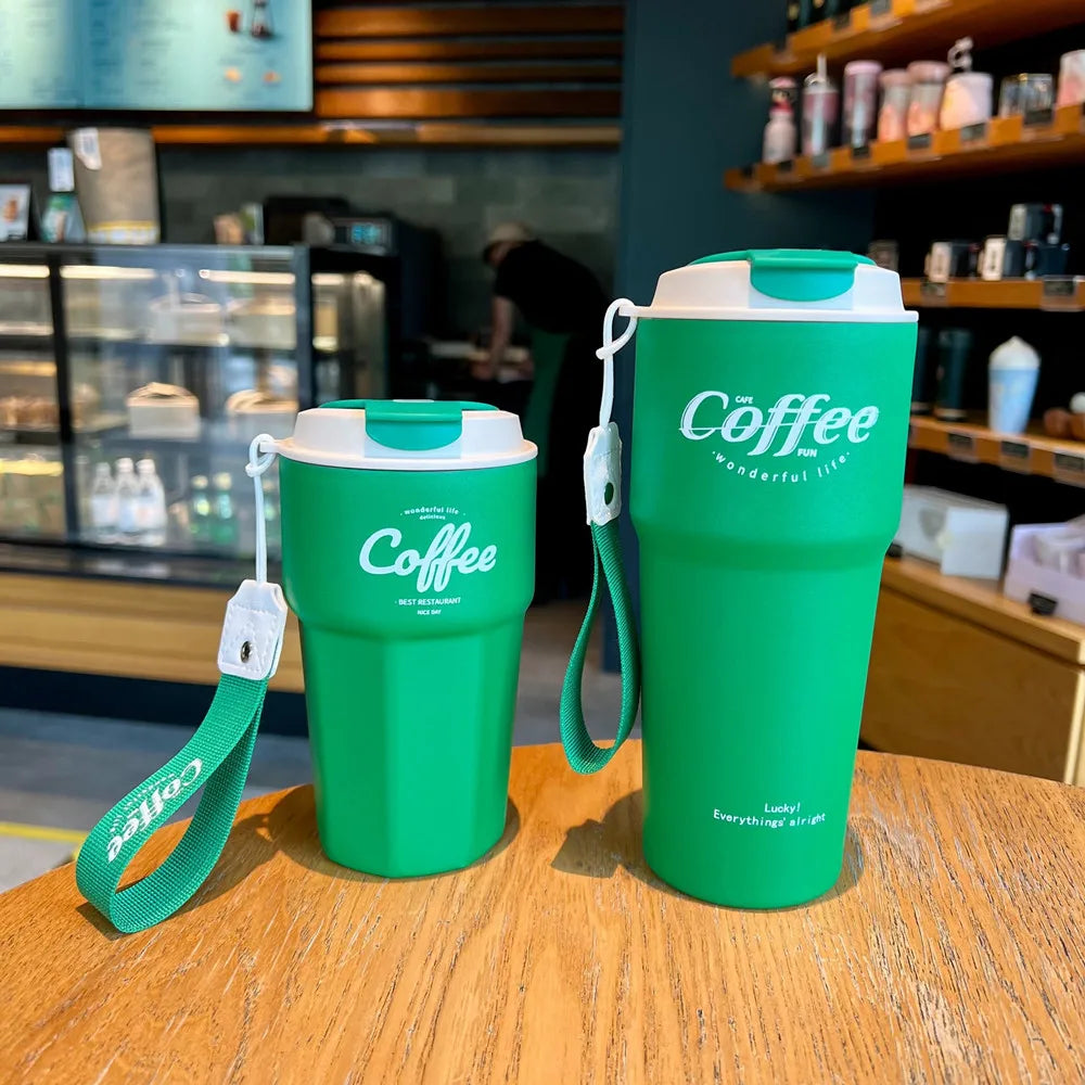 12 Taza/vaso termo de acero inoxidable con aislamiento térmico al vacío