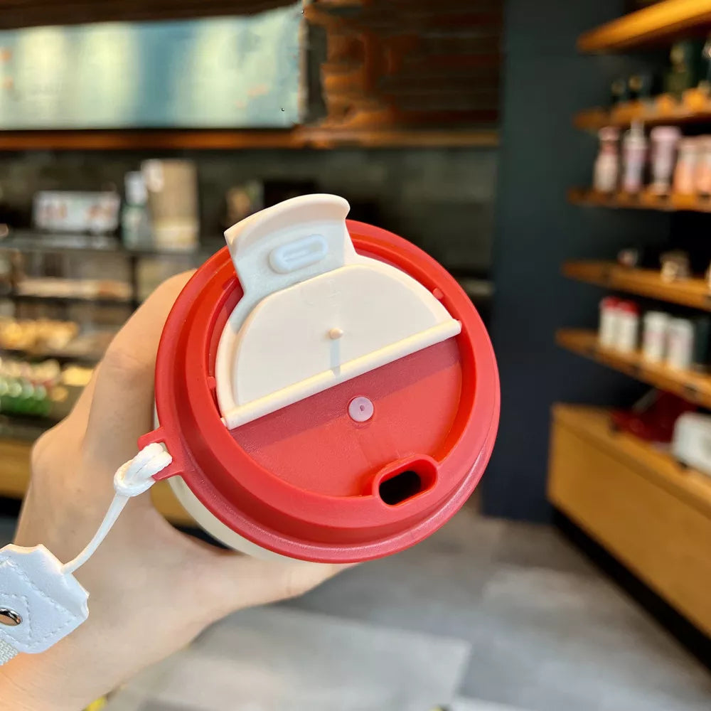 12 Taza/vaso termo de acero inoxidable con aislamiento térmico al vacío