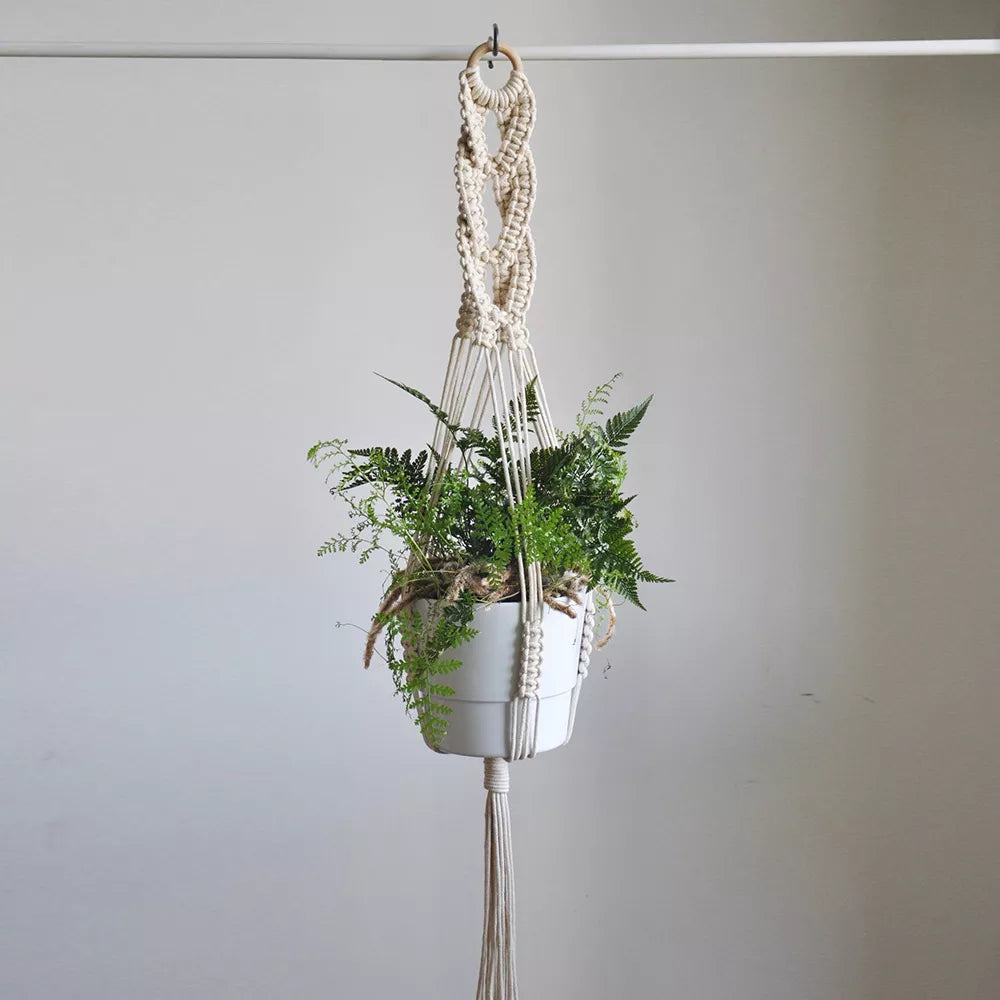 Colgadores de plantas Rame, soporte para macetas - Cuerda de algodón