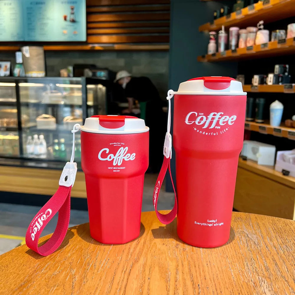 12 Taza/vaso termo de acero inoxidable con aislamiento térmico al vacío